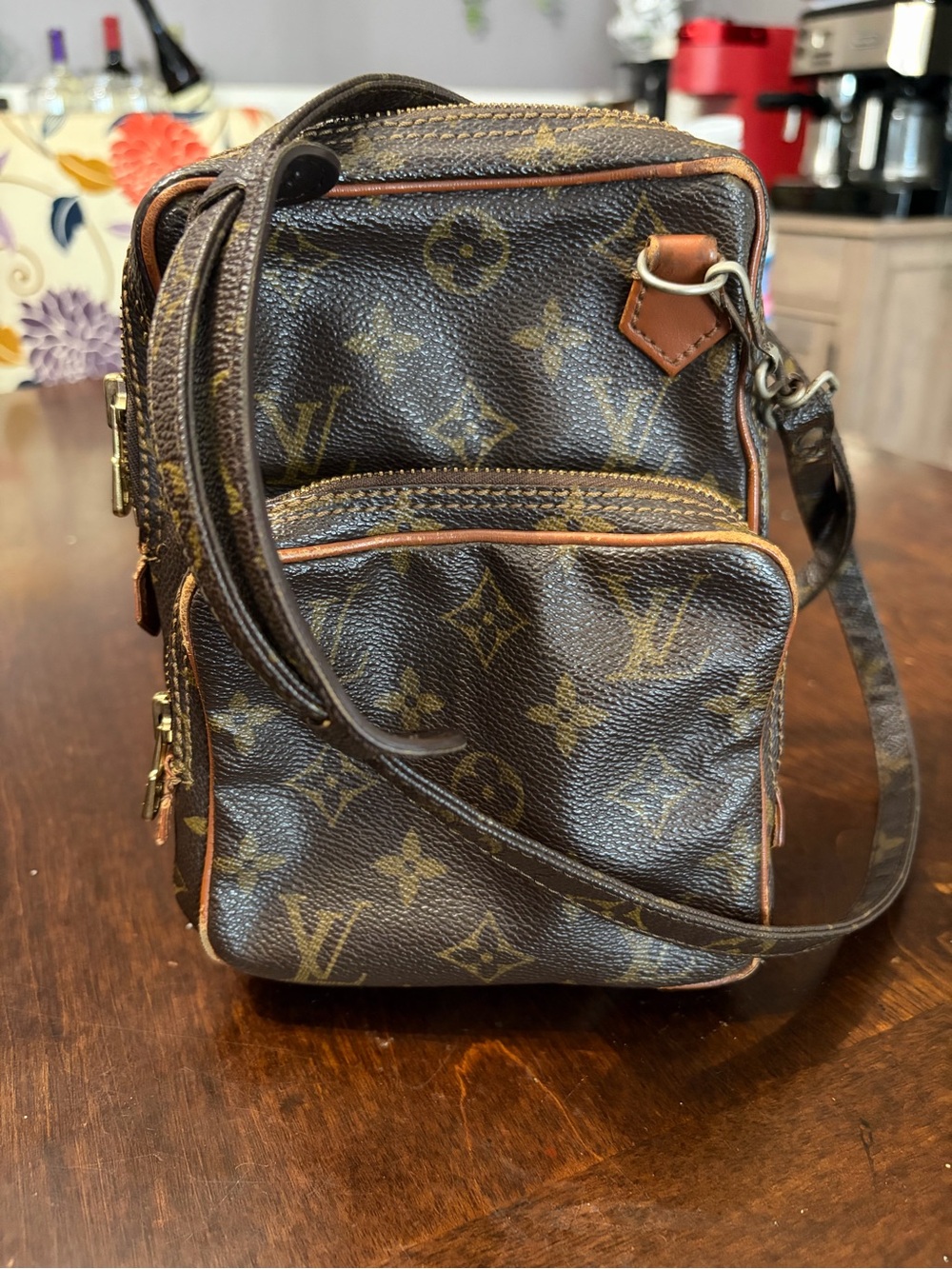 Louis Vuitton Brown Monogram Mini Amazone Crossbody- Vintage